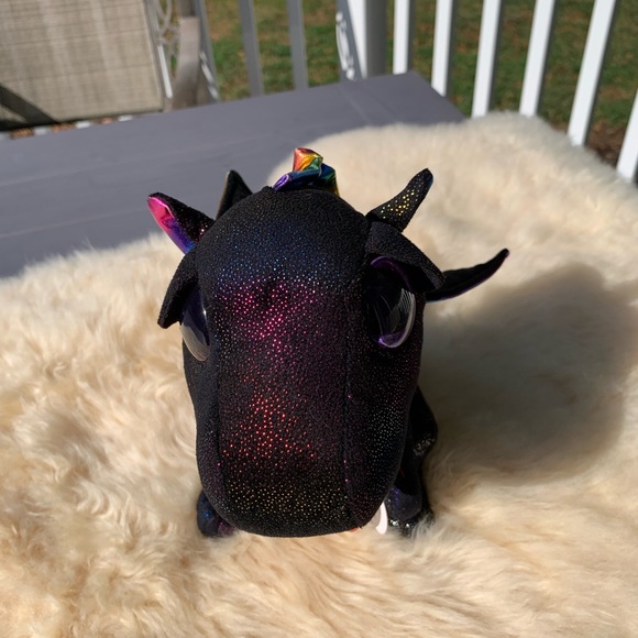 COPY - TY Beanie Boo 9.5” ANORA Purple Glitter Eye - Picture 14 of 15